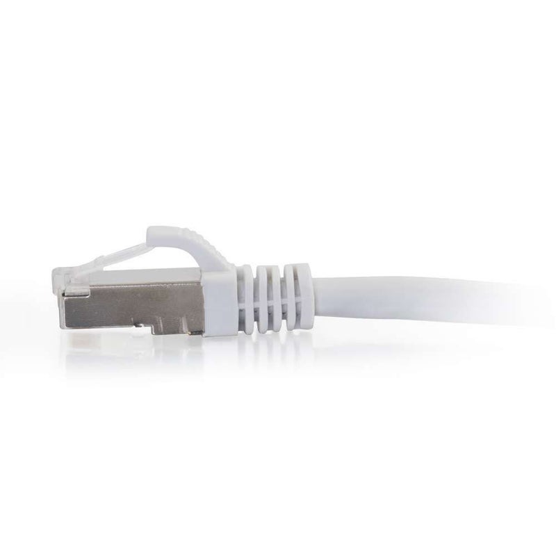 C2G Legrand Cat6 Ethernet Cable, Snagless Shielded Cat6a Patch Cable, White Network Patch Cable, 2 Foot Snagless STP Ethernet Cable, 1 Count, C2G 00915 - Image 3